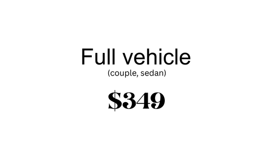 Ceramic - Full vehicle *Couple, Sedan*