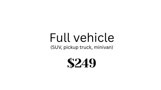 Obsidian - Full vehicle *SUV, Truck, Minivan*