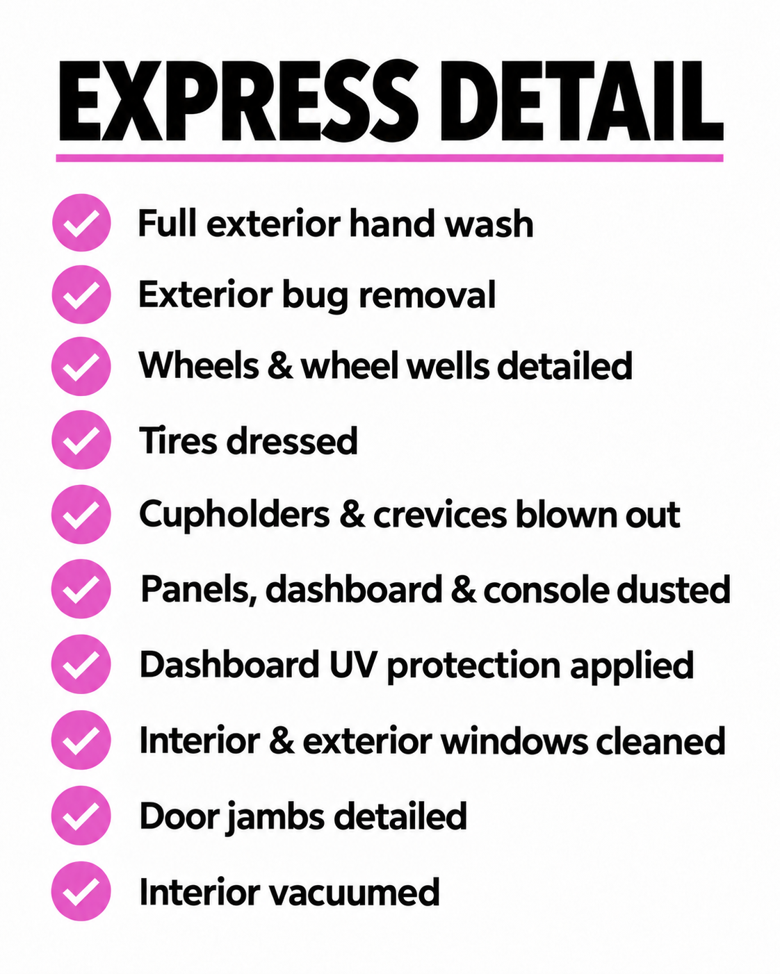 Express Detail