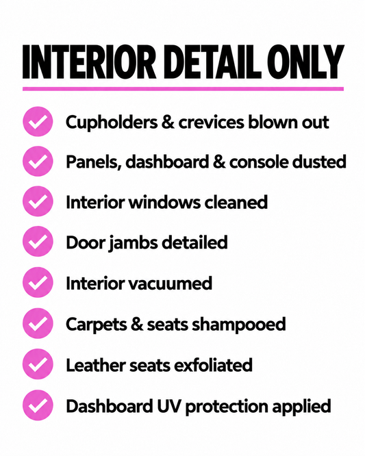 Interior Detail Only